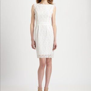 Shoshanna White Lace Dress